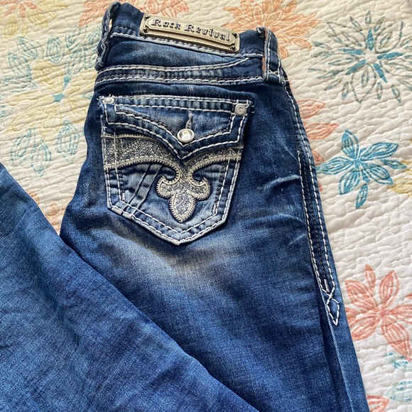 Brand New Womens Rock revivals. Worn Twice. In very good condition - Picture 4 of 5